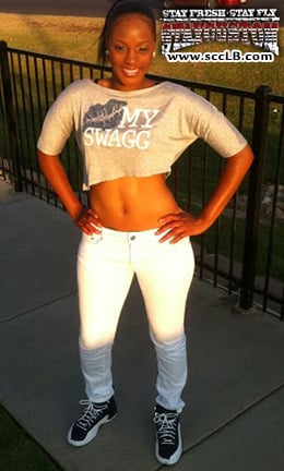 Women Kiss My Swagg Croptop (Grey/Navy/White)