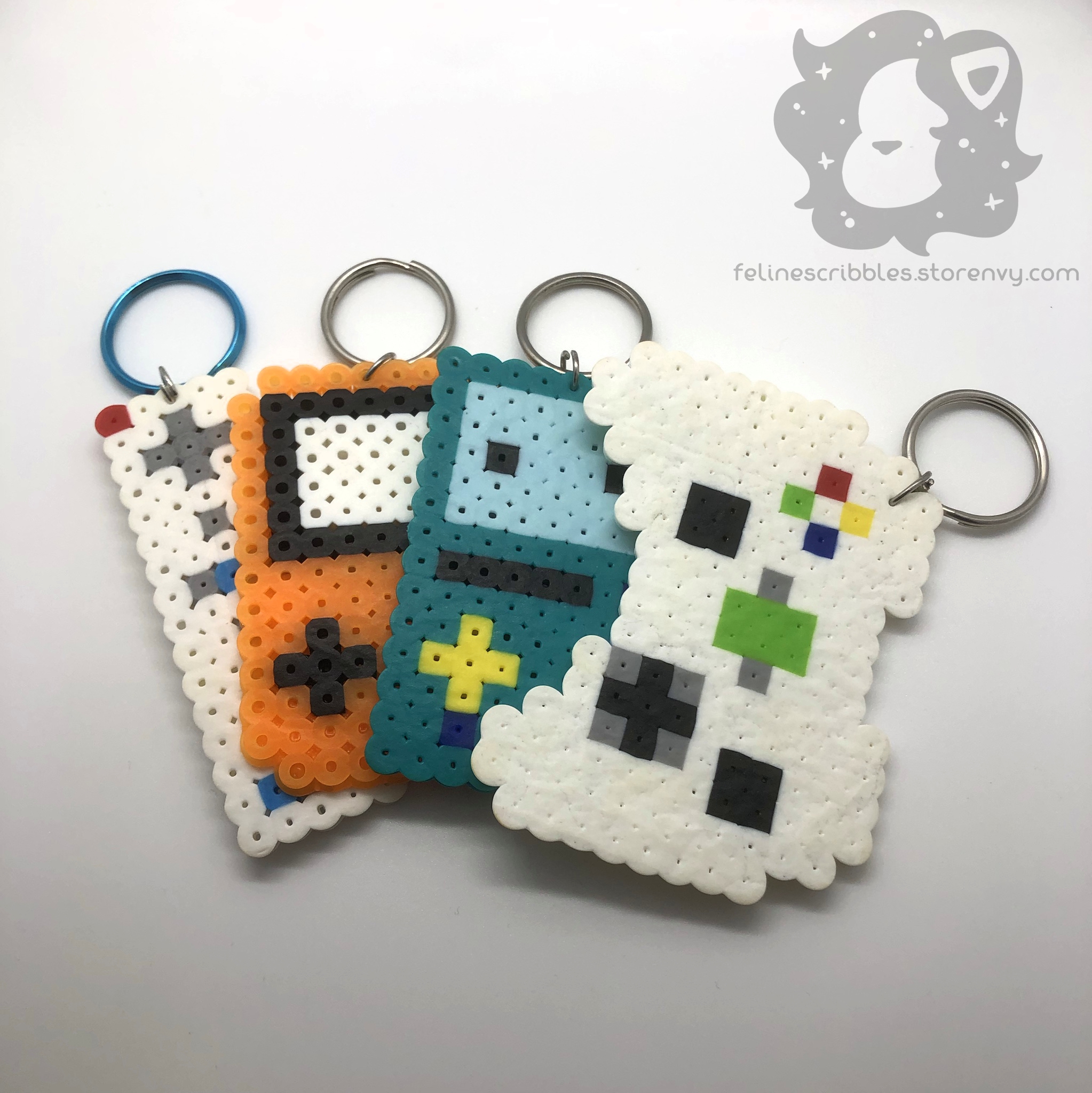 Video Game Themed Keychains on Storenvy