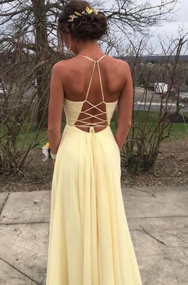 yellow winter formal dresses