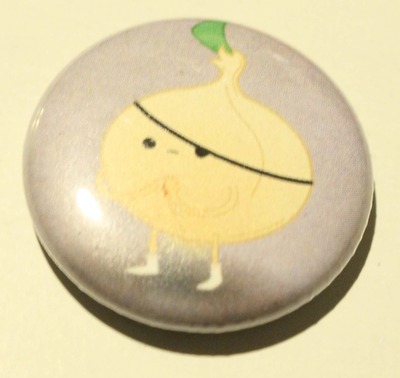 1" x 1" Pin - Onion