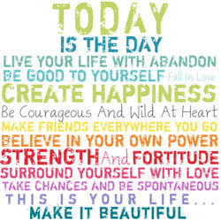 Today canvas print